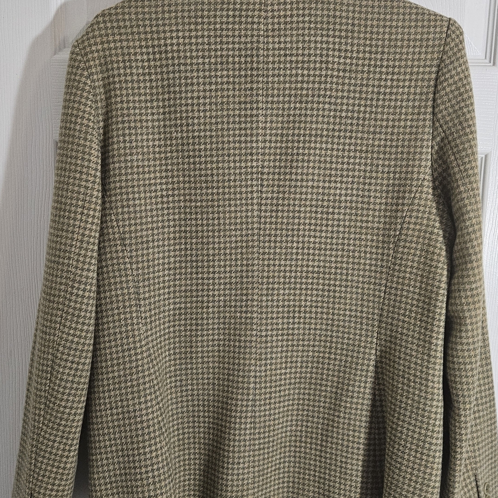 Pendleton Vintage Womans Medium Olive Houndstooth… - image 2